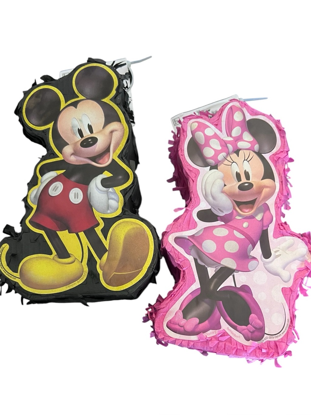 DisMickey & Minnie Mouse Mini Pinata Party Decoration Set of 2 (10.4 x 17.7 cm)